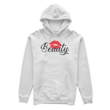 Felpa donna personalizzabile con nome beauty bacio Love