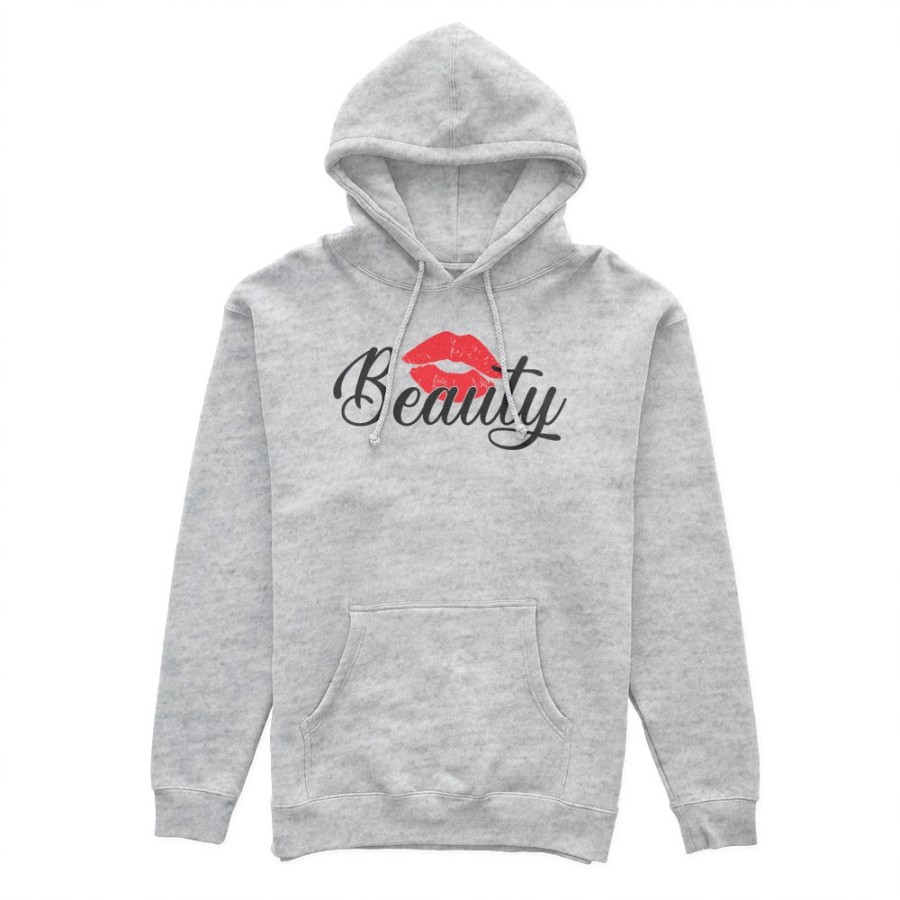 Felpa donna personalizzabile con nome beauty bacio Love