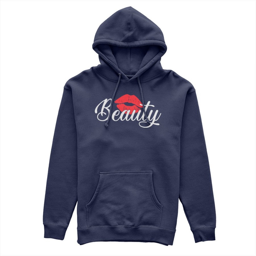 Felpa donna personalizzabile con nome beauty bacio Love