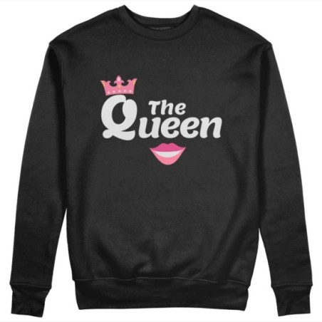 Felpa donna personalizzabile con nome the queen smile Love