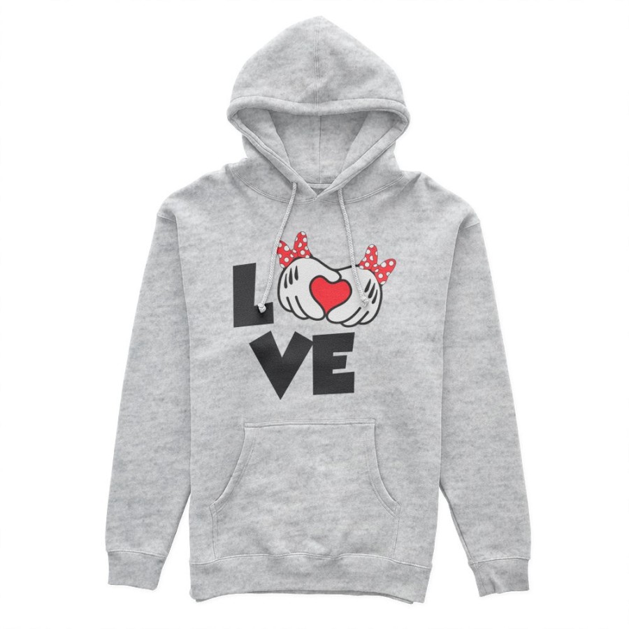 Felpa donna personalizzabile con nome love con fiocco Love