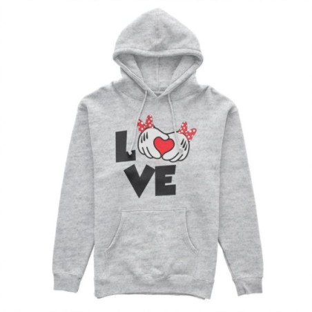 Felpa donna personalizzabile con nome love con fiocco Love