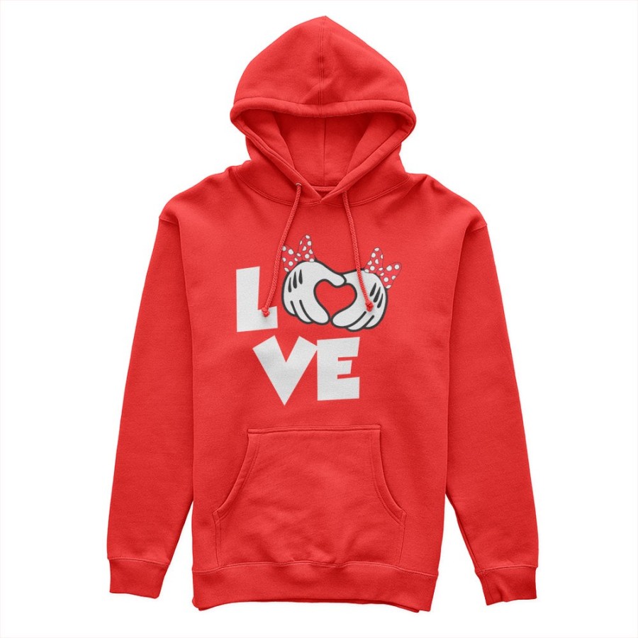 Felpa donna personalizzabile con nome love con fiocco Love