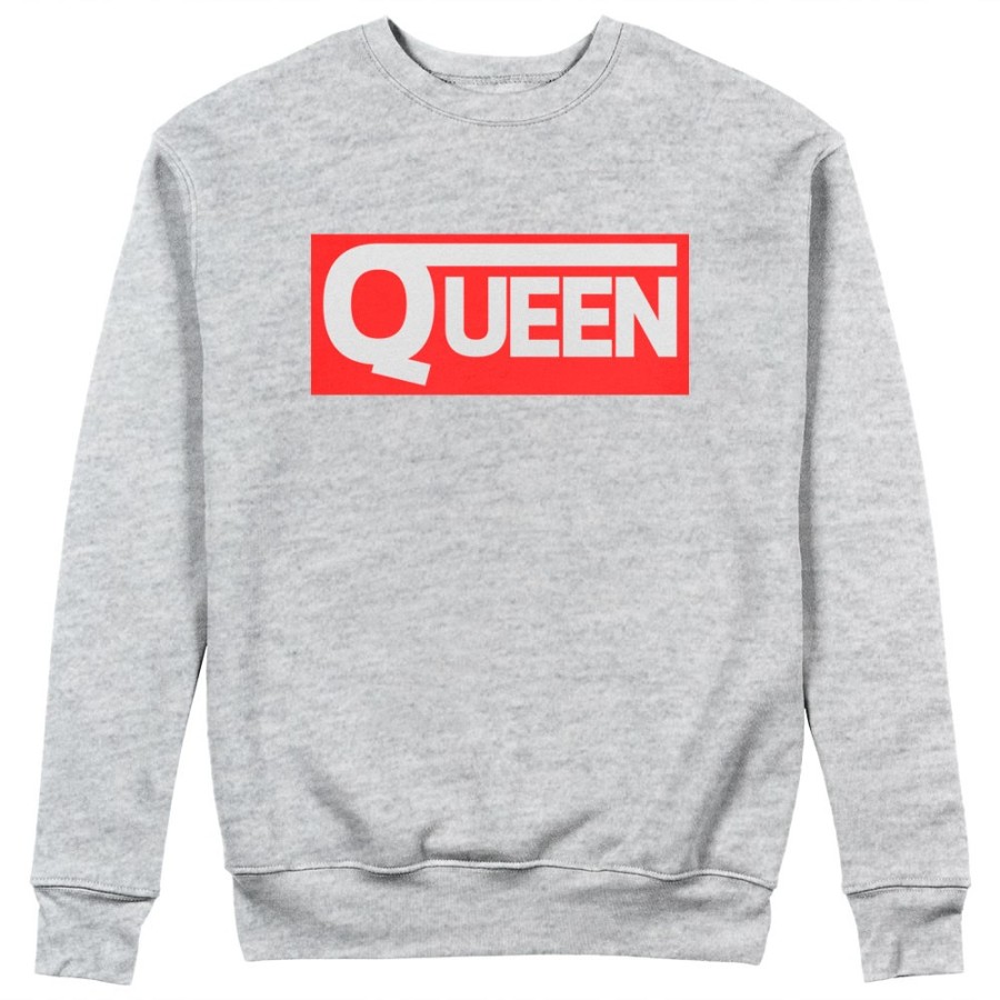 Felpa donna personalizzabile con nome v queen Love