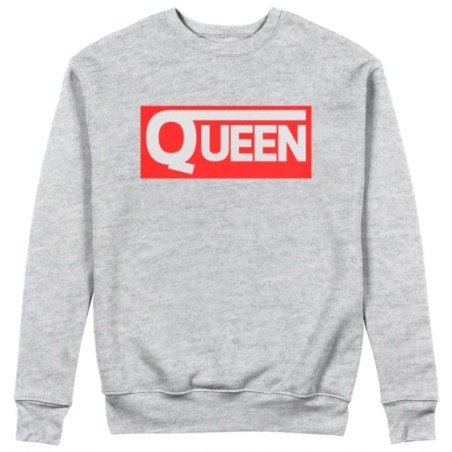 Felpa donna personalizzabile con nome v queen Love