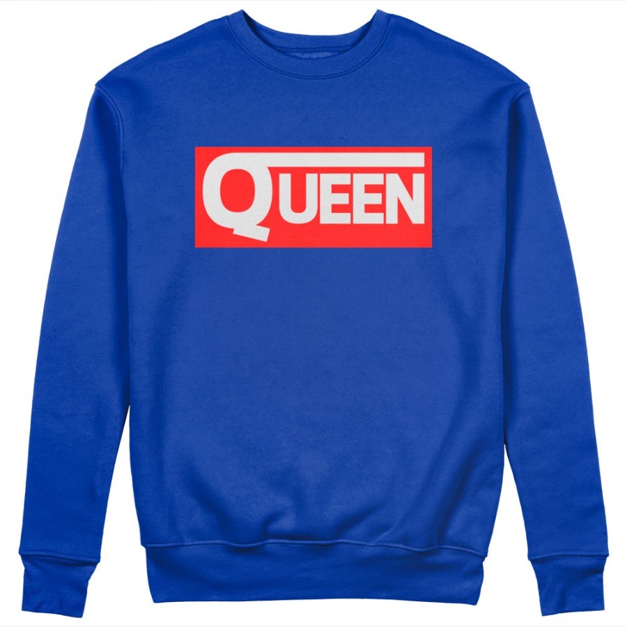 Felpa donna personalizzabile con nome v queen Love