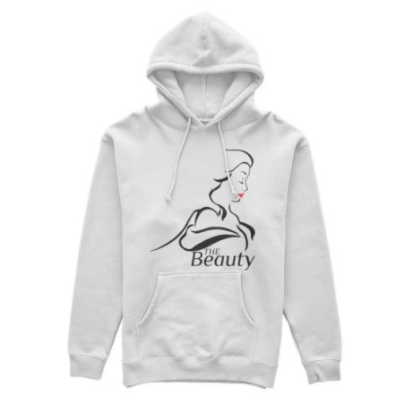 Felpa donna personalizzabile con nome the beauty Love