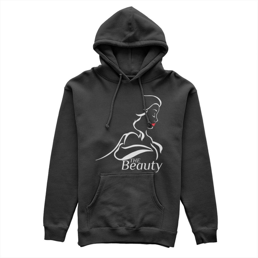 Felpa donna personalizzabile con nome the beauty Love