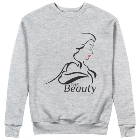 Felpa donna personalizzabile con nome the beauty Love