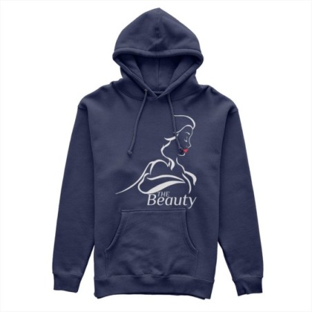 Felpa donna personalizzabile con nome the beauty Love