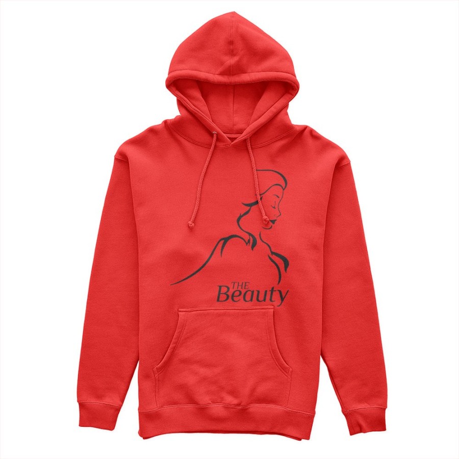 Felpa donna personalizzabile con nome the beauty Love
