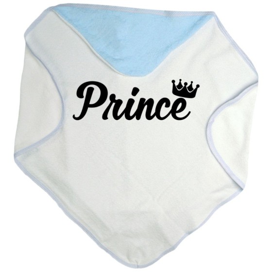 Accappatoio neonato personalizzabile con nome prince princess con corona Per la famiglia