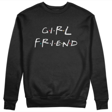 Felpa donna personalizzabile con nome girl friend friends Love