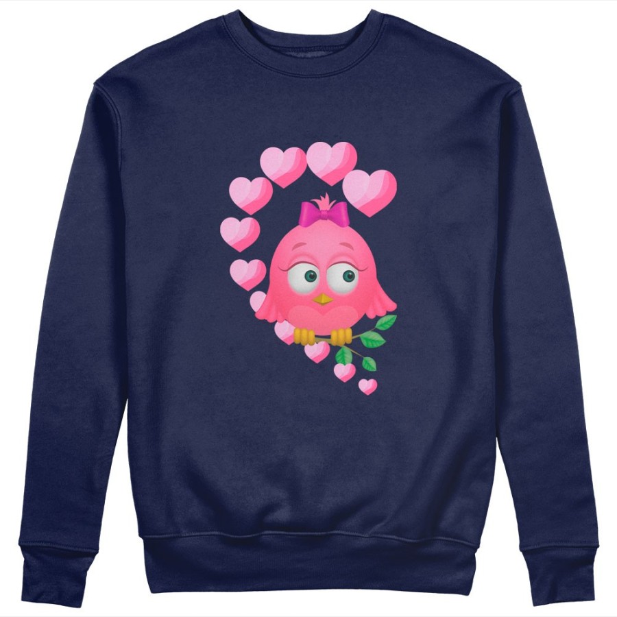 Felpa donna personalizzabile con nome gufetta innamorato Love