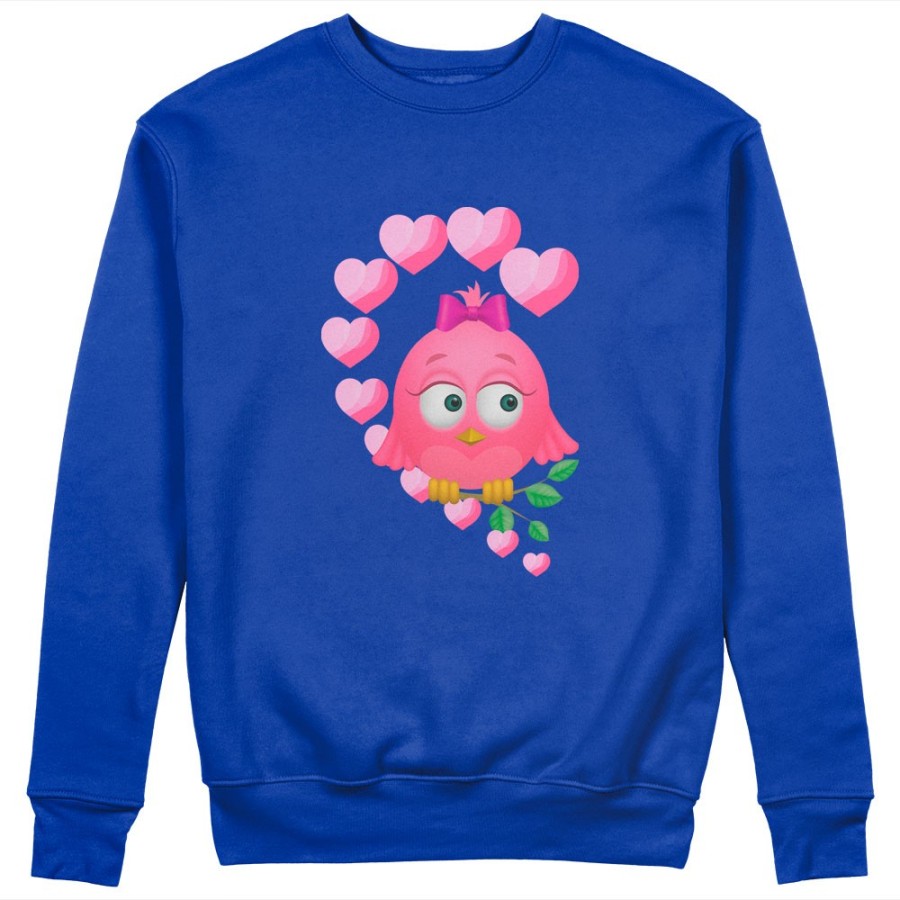 Felpa donna personalizzabile con nome gufetta innamorato Love