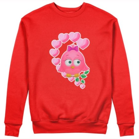 Felpa donna personalizzabile con nome gufetta innamorato Love