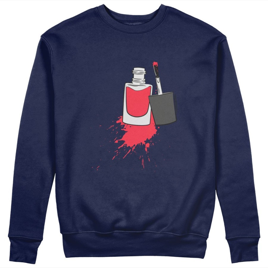 Felpa donna personalizzabile con nome smalto Love