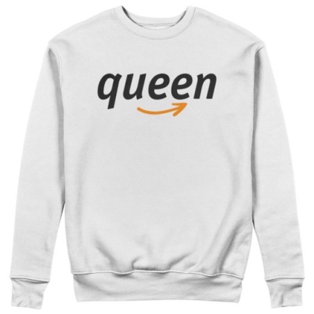 Felpa donna personalizzabile con nome queen delivery