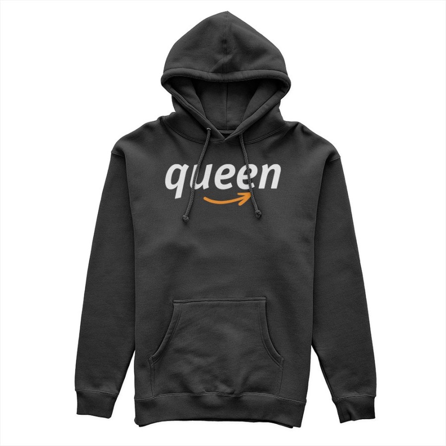 Felpa donna personalizzabile con nome queen delivery Love