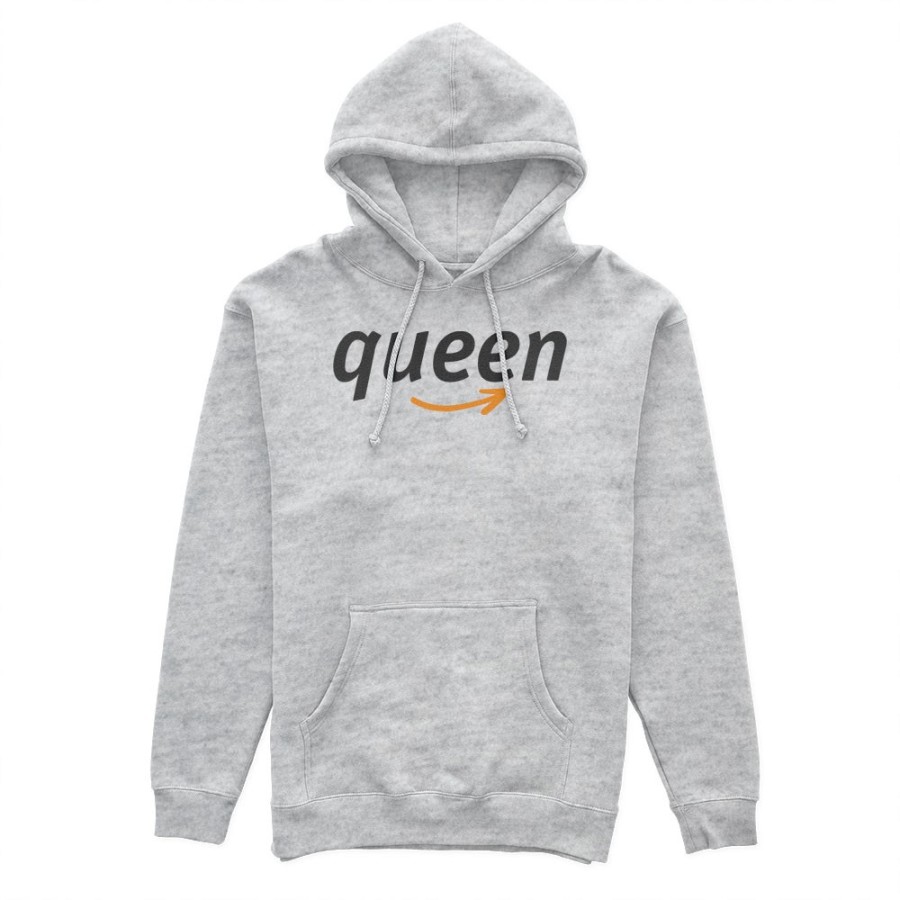 Felpa donna personalizzabile con nome queen delivery Love