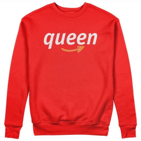 Felpa donna personalizzabile con nome queen delivery Love