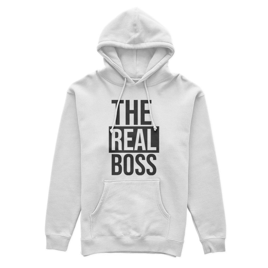 Felpa donna personalizzabile con nome the real boss Love