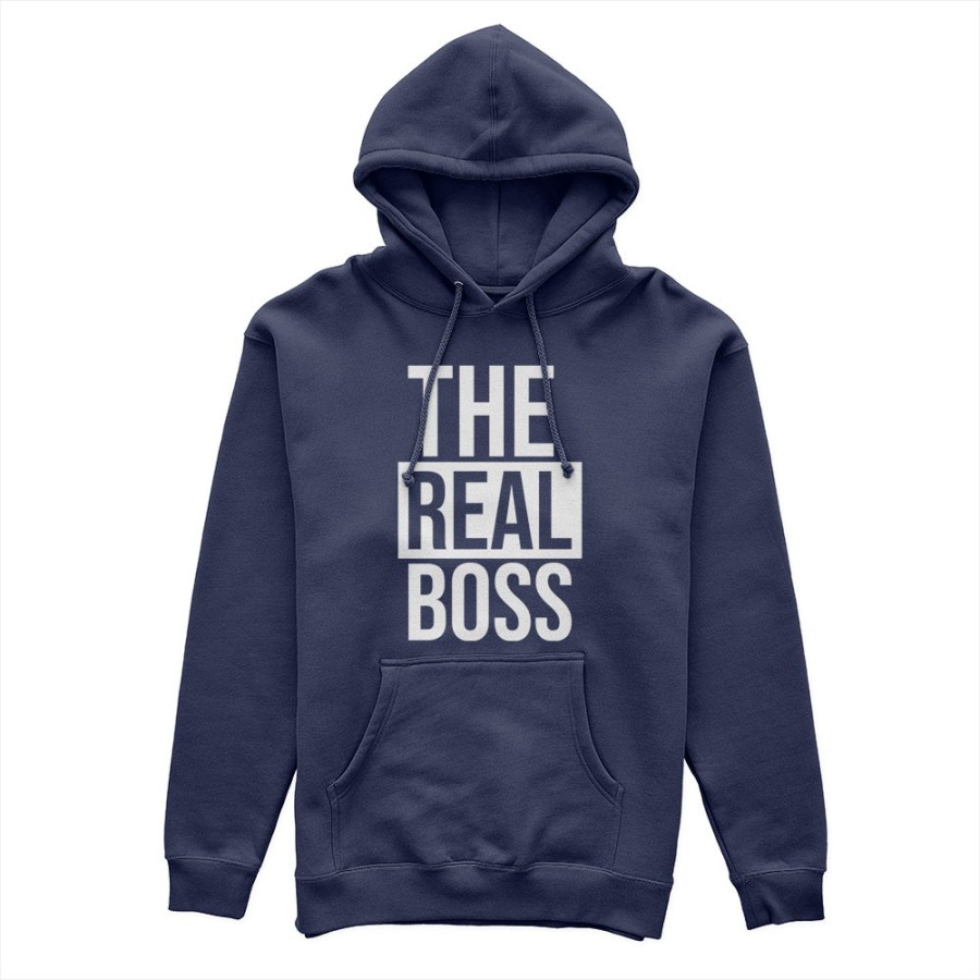 Felpa donna personalizzabile con nome the real boss Love