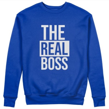 Felpa donna personalizzabile con nome the real boss Love