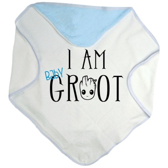 Accappatoio neonato i am baby groot Per la famiglia