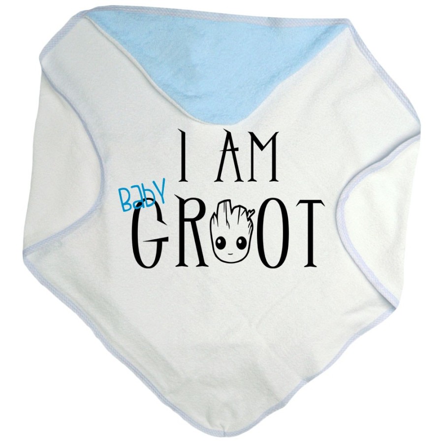 Accappatoio neonato i am baby groot Per la famiglia