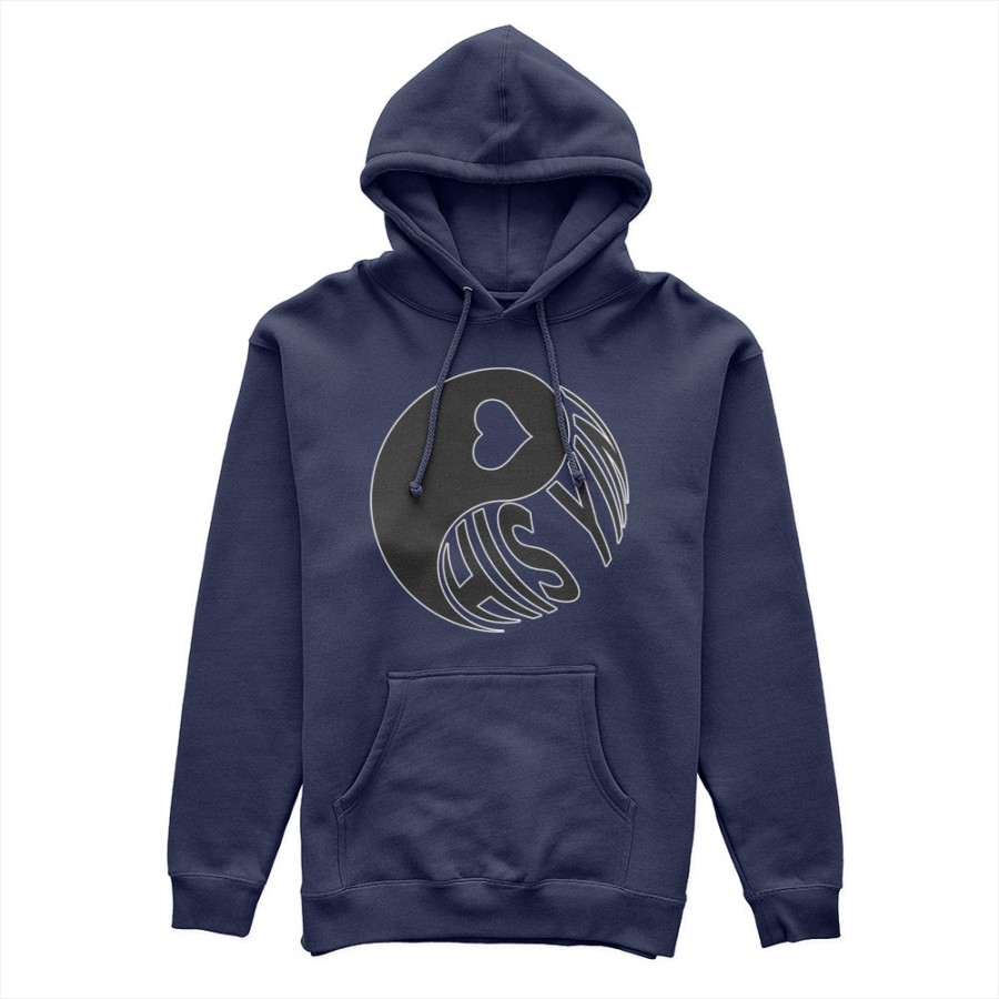 Felpa donna personalizzabile con nome his yin Love