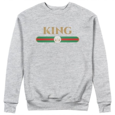 Felpa uomo personalizzabile con nome king brand di lusso Love