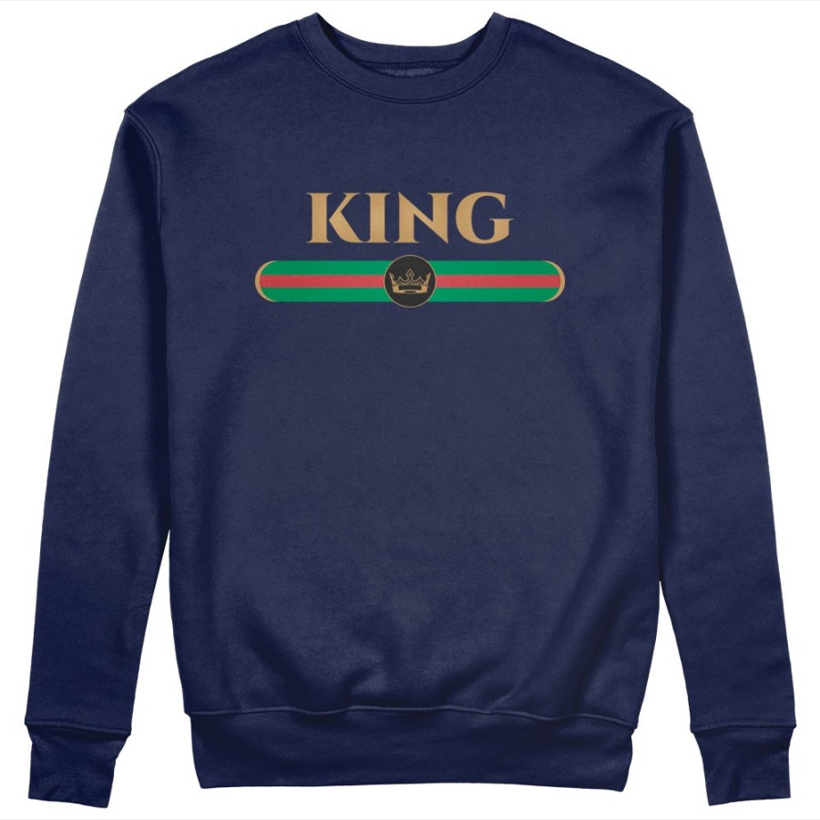 Felpa uomo personalizzabile con nome king brand di lusso Love