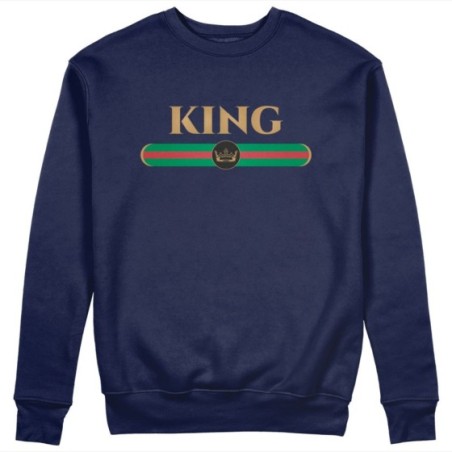 Felpa uomo personalizzabile con nome king brand di lusso Love