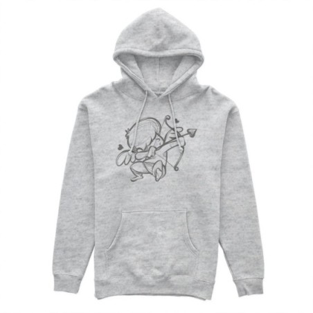 Felpa uomo personalizzabile con nome cupido stilizzato Love