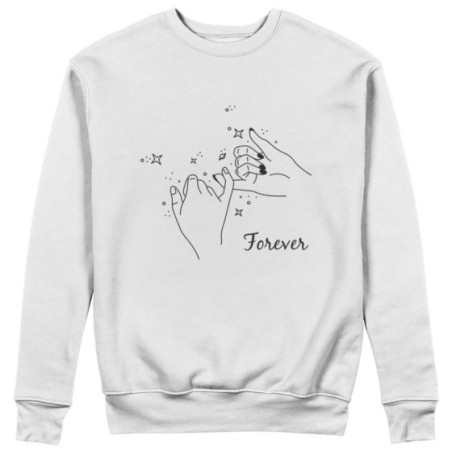 Felpa uomo personalizzabile con nome complicità forever Love
