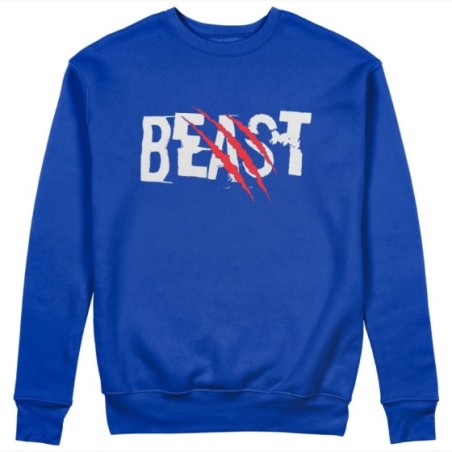 Felpa uomo personalizzabile con nome beast graffio Love