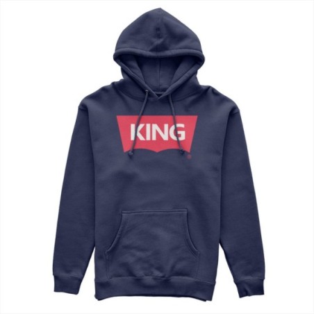 Felpa uomo personalizzabile con nome king loveis Love