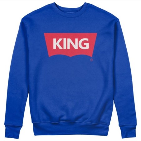 Felpa uomo personalizzabile con nome king loveis Love