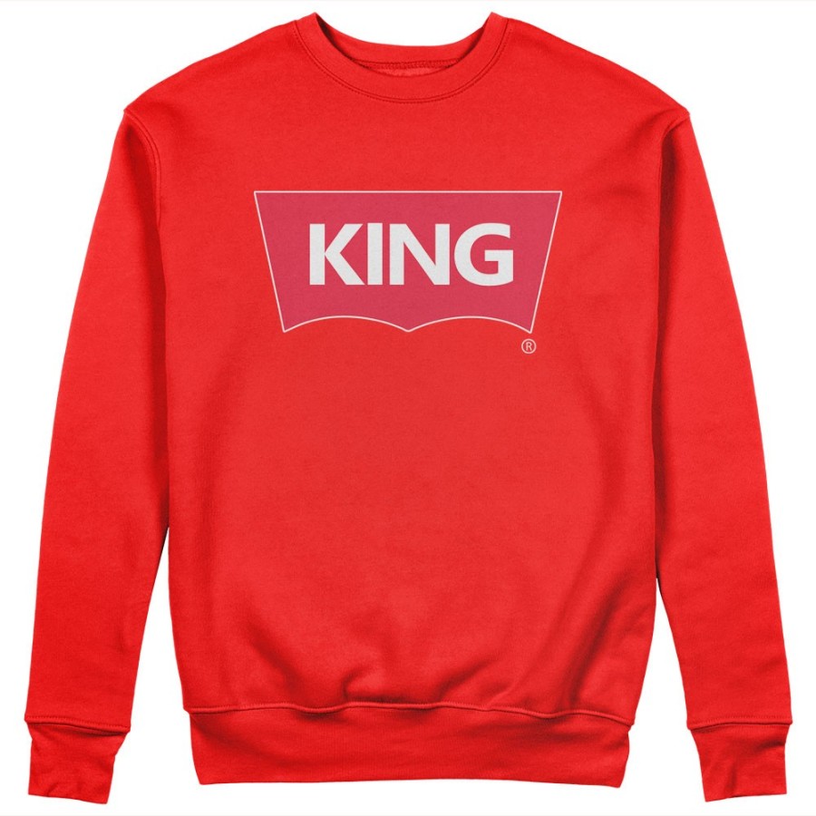 Felpa uomo personalizzabile con nome king loveis Love