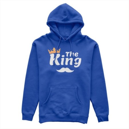 Felpa uomo personalizzabile con nome the king smile Love