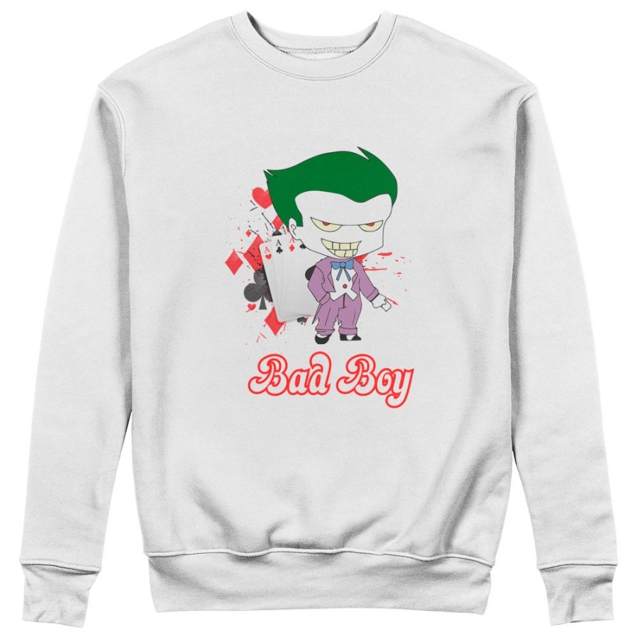 Felpa uomo personalizzabile con nome joker bad boy Love