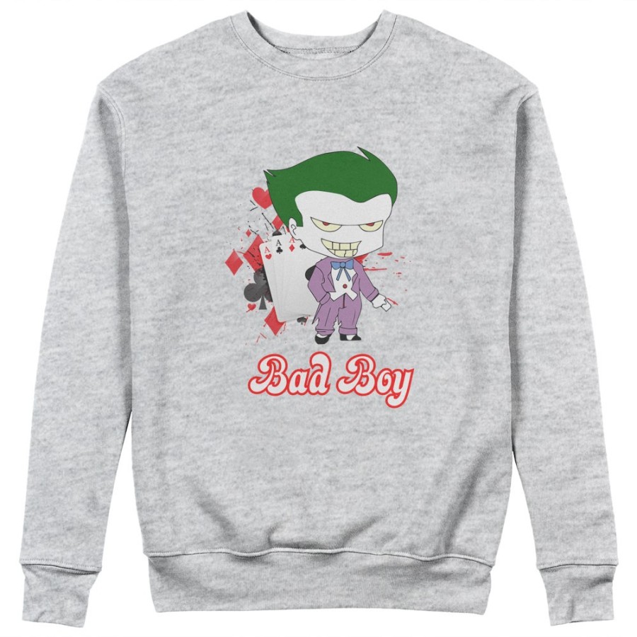 Felpa uomo personalizzabile con nome joker bad boy Love