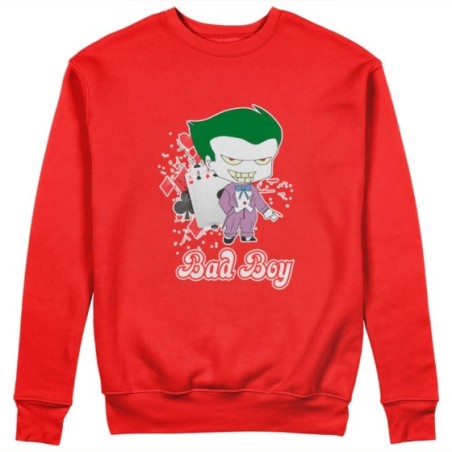 Felpa uomo personalizzabile con nome joker bad boy Love