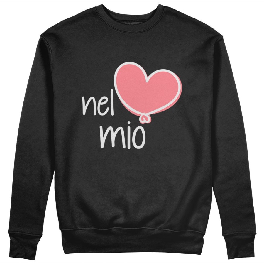 Felpa uomo personalizzabile con nome nel mio cuore Love