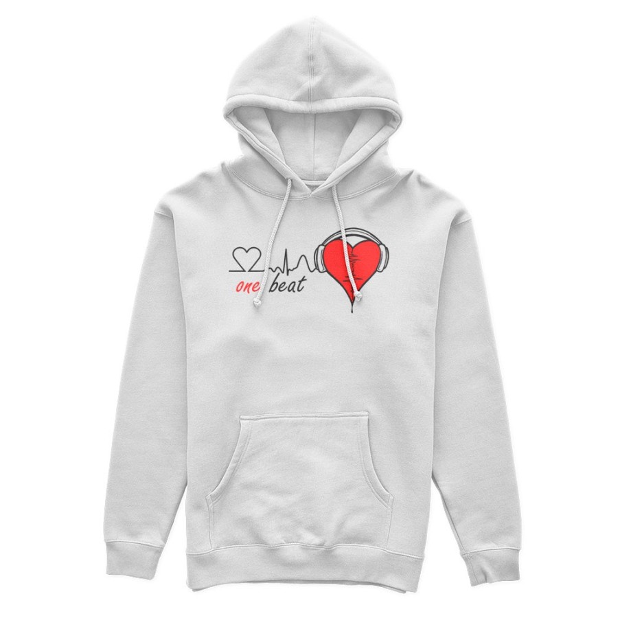 Felpa uomo personalizzabile con nome one beat Love
