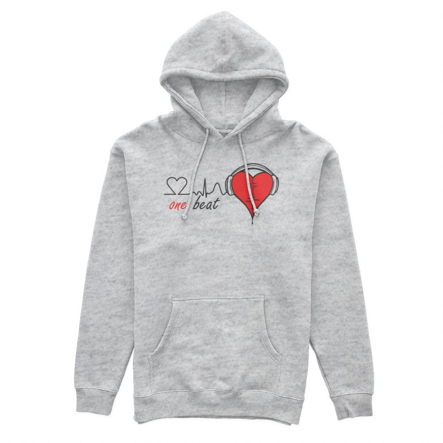 Felpa uomo personalizzabile con nome one beat Love