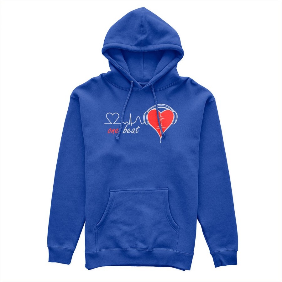 Felpa uomo personalizzabile con nome one beat Love