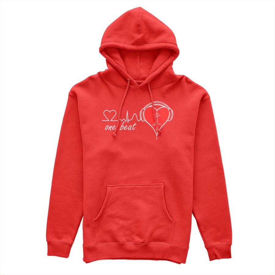 Felpa uomo personalizzabile con nome one beat Love