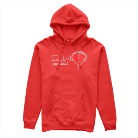 Felpa uomo personalizzabile con nome one beat Love